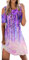 STRY Rockabilly, vestito estivo da donna 2023, a maniche corte, girocollo, girovita, spiaggia, casual, allacciatura al collo, mini abito rockabilly, A-Lilla, L