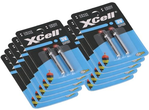 20x XCell Electronics BR435 2er Blister CR435 CR425 CR322 CR311 - Langlebig - Wartungsfrei - Zuverlässig