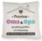 Pension Oma & Opa Kissen mit Spruch Von zufriedenen Enkeln empfohlen EIN DekoKissen für die Großeltern Motiv KuschelKissen Enkel Herzen Bettwäsche liebevollem Kissen bezug