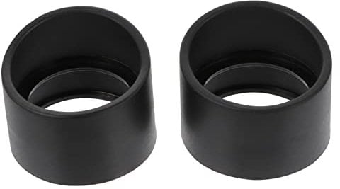 HOMSFOU Microscope Eyepiece Guards 2 Pack Diameter Cover for Binocular Microscopes Eye Cups Clarity Enhancement