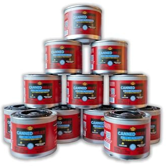Royal Oak Canned Heat 12/2 Hour Fuel, Easy Open, Resealable, Non-Drip, for Food, Chafing Dishes, Buffet Burners, Parties, Weddings, BBQs, Aluminum, Red