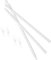 KONTONTY 1set Detachable Blind Wand with Hook Lightweight Curtain Pull Rod for Vertical Blinds Easy Installation Reliable Plastic Replacement Rod for Home and Office Use