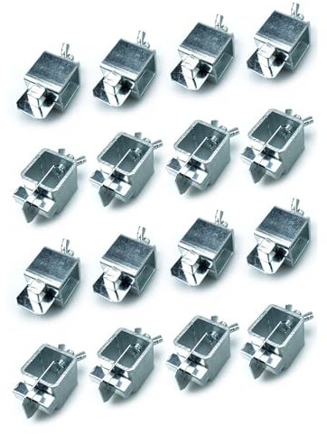 16 Butt Welding Clamps, Small Auto Body Panel Clamps for Welding, 16 Pack with Door Alignment Tool, for Sheet Metal Welding
