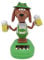 Solar Wackelfigur Hund, Solarbetriebene Wackelhund, Niedliches Solar Tanzende Hund Wackelfigur Spielzeug für Auto Armaturenbrett Zuhause Büro Schreibtisch Dekoration, Geschenk für Fahrer Kinder
