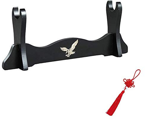 Schwertständerhalter Schwerthalter Waffenständer Klassischer Waffenständer Katana Genji Japan Samurai-Schwertklinge Mittelalterlicher Schwertständerhalter Schwertständer (Größe: A) (A) Schwertstände