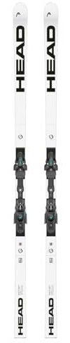 HEAD Ski-Set DH 218 Race Plate + FF St 20 X RS Herren – Größe 218 – Weiß