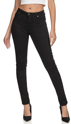 REPUBLIX Damen Mid Waist Skinny-Fit Stretch Denim Jeans Basic RJ-1001