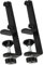 DOITOOL 2pcs Desktop Befestigung Pegboard Tisch Stehen Einfach Installieren Pegboard Display-ständer Robust Eisen Zubehör