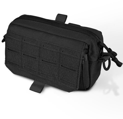 Taktische Molle Tasche, 1000D Nylon, wasserdichte Hüfttaschen Werkzeugtasche, Gadget Aufbewahrungstasche mit Klettverschluss für Westenrucksäcke