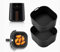 Air Fryer Silicone Liner,WideSmart 2 Pack Reusable Air Fryer Liners for 4.1L (HD9200,HD9252,HD9255),Silicone Baking Basket/Tray,Kitchen Accessories Replacement for Disposable Parchment Paper Liner