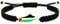 Zircobic Bracelet Tressé Noir Ajustable – Accessoires Drapeau Palestinien Doré, Symbole de Liberté, Espoir et Unité, Pour le Quotidien ou les Cadeaux