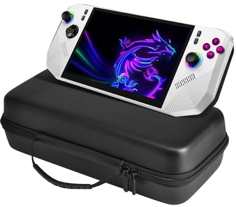 Bolsa de almacenamiento para MSI Claw 8 Z2 Extreme Accesorios para juegos Resistente al agua y a los golpes Estuche rígido de EVA para viajes Con bolsillo de malla Antirrayaduras Bolsa organizadora