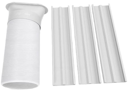 Eminchu Kit D'aération de Fenêtre AC Réglable de 16,9 à 94 Pouces, Tuyau