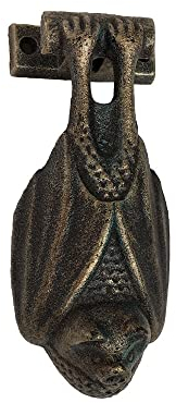 zeitzone Türklopfer Fledermaus Vampir Gothic Gusseisen Vintage Halloween Deko