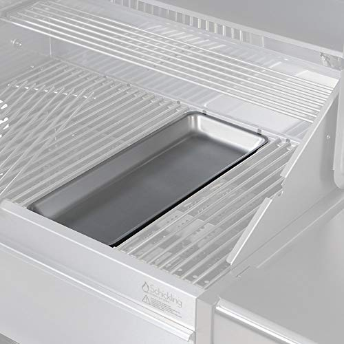 Schickling Grillschale Edelstahl – NUR passend Grill Walter & Hermann, Größe: XL