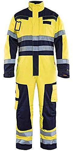 Blaklader 63781514 MULTINORM-OVERALLS, Gelb/Marine, grootte D104