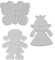 Happy Price Toys Hama MAXI Perlen - Stiftplatte 8207 Mädchen, 8218 Schmetterling und 8223 Prinzessin
