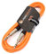 VisioSound 6.35mm 1/4 Stereo TRS Jack to TRS Jack Lead/Balanced Signal Audio Patch Cable (3m, Orange)