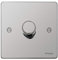 Schneider Electric GU6512CPC Ultimate Low Profile polished chrome 1 gang 2 way 400W/VA mains & LV dimmer