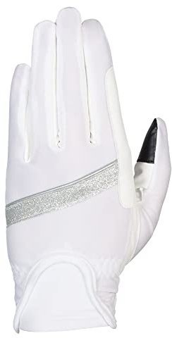 PFIFF 102814 Reithandschuh 'Glamour Easy', weiß M
