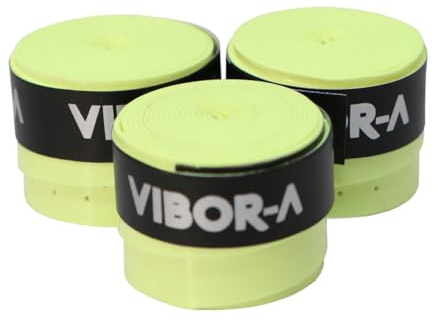 Vibor-A Pack 3 OVERGRIPS Amarillo Fluor