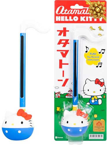 Otamatone Classic Hello Kitty [Officially Licensed Sanrio] Japanese Character Electronic Musical Instrument Portable Synthesizer from Japan Maywa Denki for Children Kids and Adults Gift