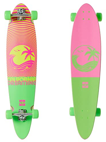 Dusters California California Dreaming Pintail Longboard 9-Lagig Grün 78A Polyurethan 70mm 9 Zoll