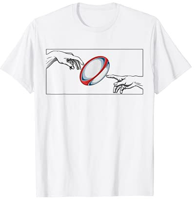 Rugby Ball für Rugby Spieler und Rugger zum Rugby T-Shirt