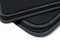 teileplus24 HQ-190 Fußmatten kompatibel mit BMW 3er E30 Cabrio 1982-1994 Deluxe Velours, Naht:Blau