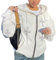 Geagodelia Damen Kapuzenjacke Kapuzenpullover Vintage Sweatjacke Sweatshirt College Jacke Übergangsjacke Zip Hoodie Hoody mit Kapuze Y2K Fashion Top Frühling Herbst (Weiß - Kreuz, S)