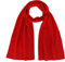 modAS Unisex Schal Feinstrickschal aus 100% Wolle (Merinowolle) - Wollschal Damen Herren Schal aus Wolle Warm Weich in Rot