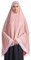 Frauen elegante Hijab Spitze Trim muslimischen islamischen Ramadan weichen leichten Hijab langen Schal,Rosa