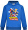 SharkBebe Boys and Girls Hoodies Kids Cotton Long Sleeve Costume Child Sweatshirt Little Outfits School Top Blue 4-5 Years