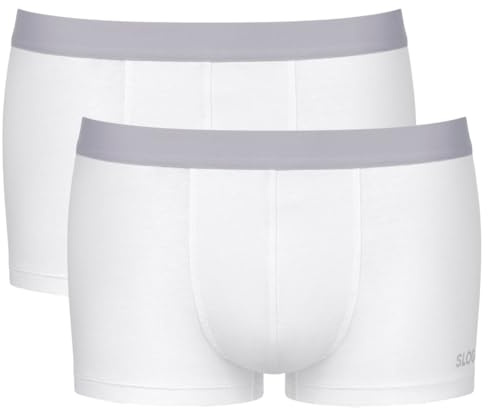 Sloggi Herren GO ABC 2.0 Hipster 2P, White, S