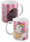Pummel & Friends Tasse - Frühstück - Kaffeetasse Becher Kaffeebecher aus Keramik 320 ml