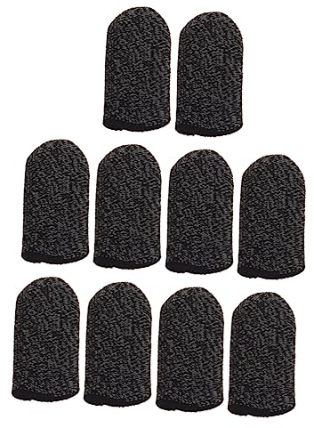 HOMSFOU 10 Stk Touchscreen-Handschuhe finger halterung für handy Touchscreen-Fingerhüllen Touchscreen-Fingerspitzen Daumenschutz ölbeständige Anti-Rutsch-Daumenhülle Fingerschutz Deckel