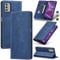 Jasonyu Case for Nokia G42 Leather Wallet Flip Cover with Card Holder,Kickstand, Magnetic Closure,TPU Shockproof Phone Case Compatible with Nokia G42 (Blue)