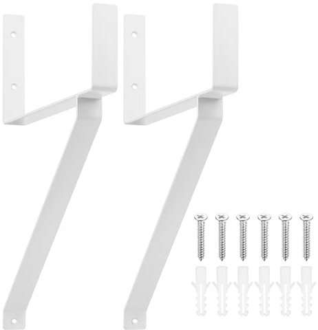 Xingwenhao Schwerlasthaken, 2 Stk Schwerlast Wandhaken, Montagehaken für Garage, Werkstatthaken, Wandhalterung Leiterhalter, Traglast 50 kg, Eisen verzinkt.