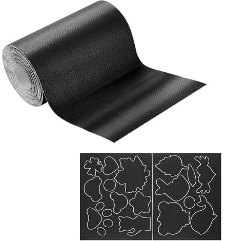 YBCCBY 1 Rollen Nylon Reparatur Patches Reparaturflicken Selbstklebend Stoffflicken Schwarz Flickstoff Selbstklebende Textilflicken Wasserdicht Klebeflicken Stoff Daunenjacke Flicken für Kleidung Zelt