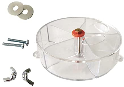 Whtkoph Jouet de Recherche pour Perroquets, Roue de Recherche de Nourriture pour Grands Perroquets, Distributeur Automatique de Nourriture pour Oiseaux, Boîte