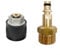 Per Karcher deve avere accessorio Quick Connect adattatore che si adatta a tutti i modelli dalla serie 2 a 7; progettato in robusto materiale di ottone