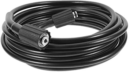 ifundom Tubo Alta Pressione Della Macchina Per La Pulizia Flettere Flessibile Tubo Dell'acqua Leggero Idropulitrice Da Giardino Manichetta Della Lavatrice Alto Lavaggio Gomma Pvc Black