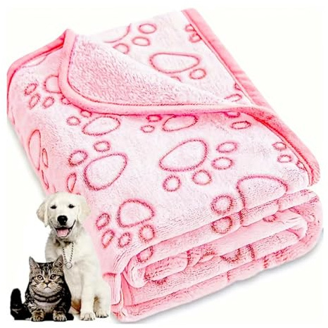 DOKRIN Copertine per cani,Coperta per animali domestici, tappetino per dormire in flanella per cani e gatti, calda coperta autunnale e invernale (40 * 60 cm)