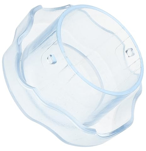 MUELODSIC Replacement Transparent Blender Lid Plug for Container Low Profile Small Cover for Juicer Attachment Kitchen Appliance Replacement Part with Clear Design for Easy Monitoring