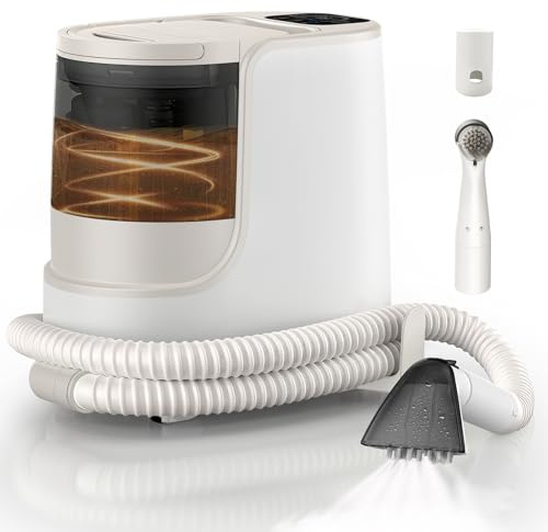 Bear SC 3 Nasssauger Polsterreiniger Gerät, Teppichreiniger Waschsauger Nass Trockensauger mit Dampffunktion für Sofas Teppiche Teppich, 1700W