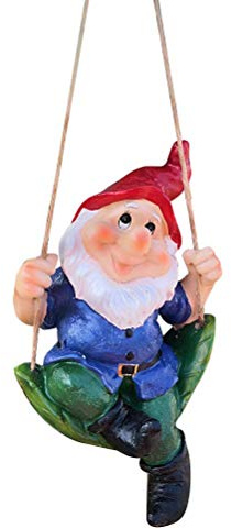 H3TF5J 2020 Ornamento Personalizzato di Natale, Ornamenti Nani in Resina da Giardino Prato all'aperto Statue sospese aeree Artigianato Cortile Parco Villa Casa Figurine Decorazione