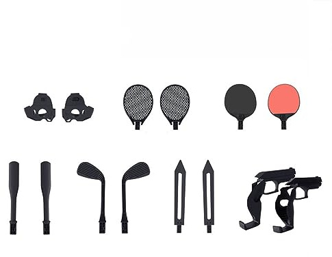 14 in 1 Set Controller Accessori di Gioco Racchetta da Tennis Golf Club Volante Copertura del Volante Kit di Rilevamento del Movimento