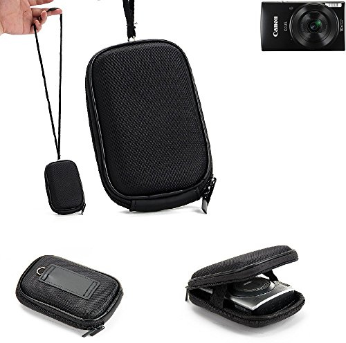 K-S-Trade Qualitativ & Innovativ Hardcase Kamera-Tasche Foto-Tasche Für Canon IXUS 190 Für Kompaktkamera Gürteltasche Case Schutz-Hülle