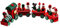 Holz Eisenbahn Deko 4 Stück Holzzug Weihnachtsdeko für Kinder