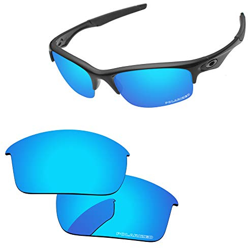 PapaViva Replacement Lenses for Oakley Bottle Rocket OO9164 62mm Sunglass Ice Blue Polarized